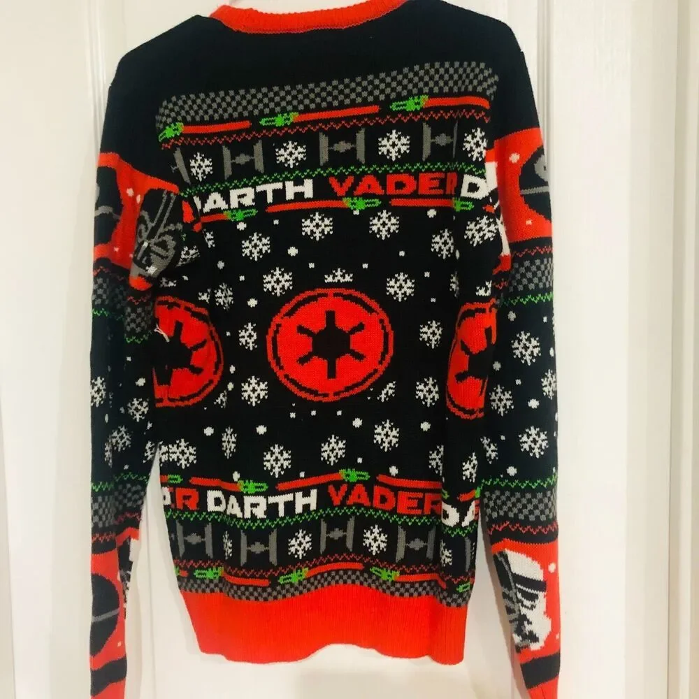 Geeknet Star Wars Darth Vader Holiday Men's Sweater GameStop Exclusive Small NWT